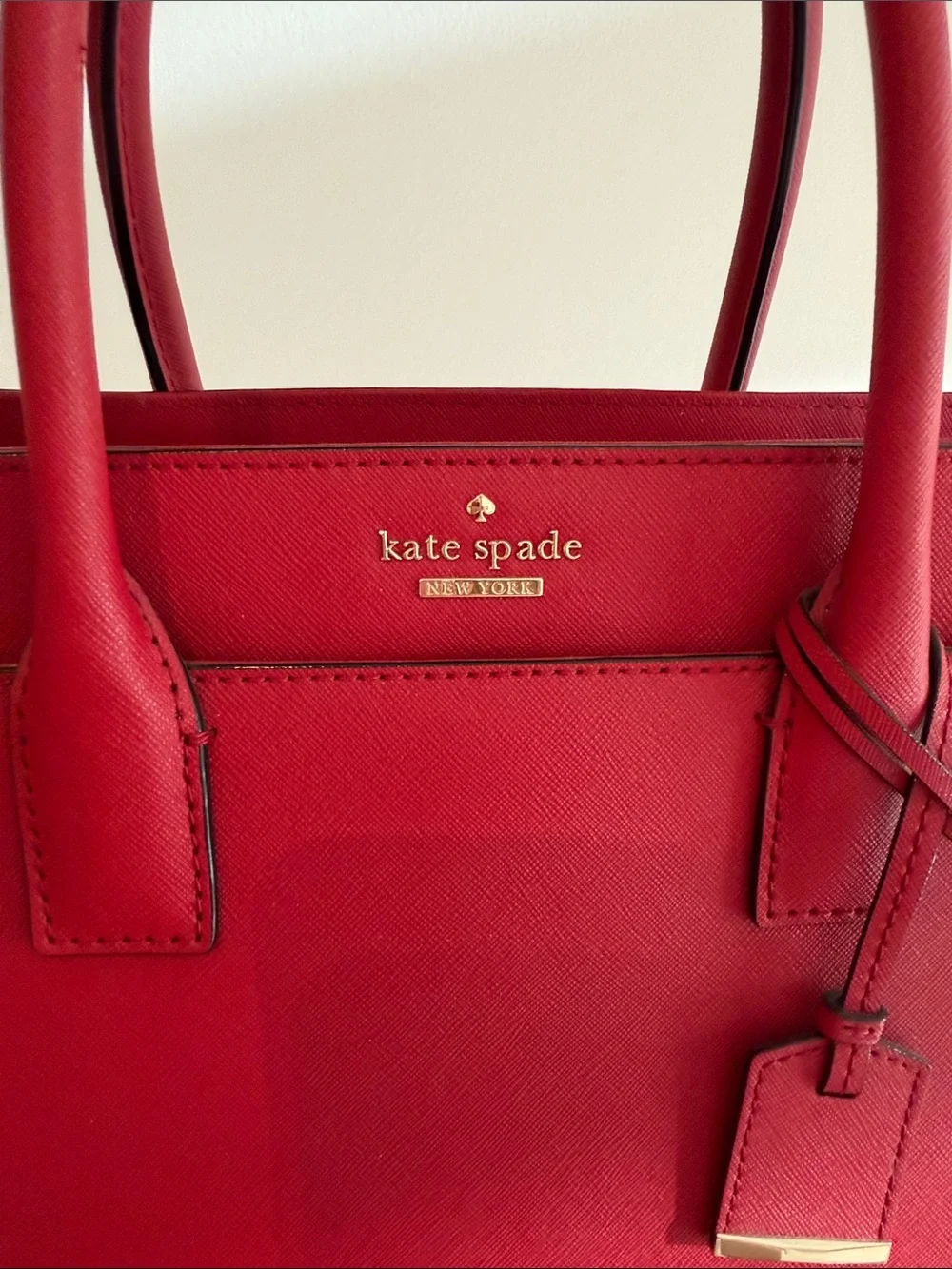 Kate Spade Cameron Street Candace Satchel + Lacey Wallet Heirloom Red Bundle